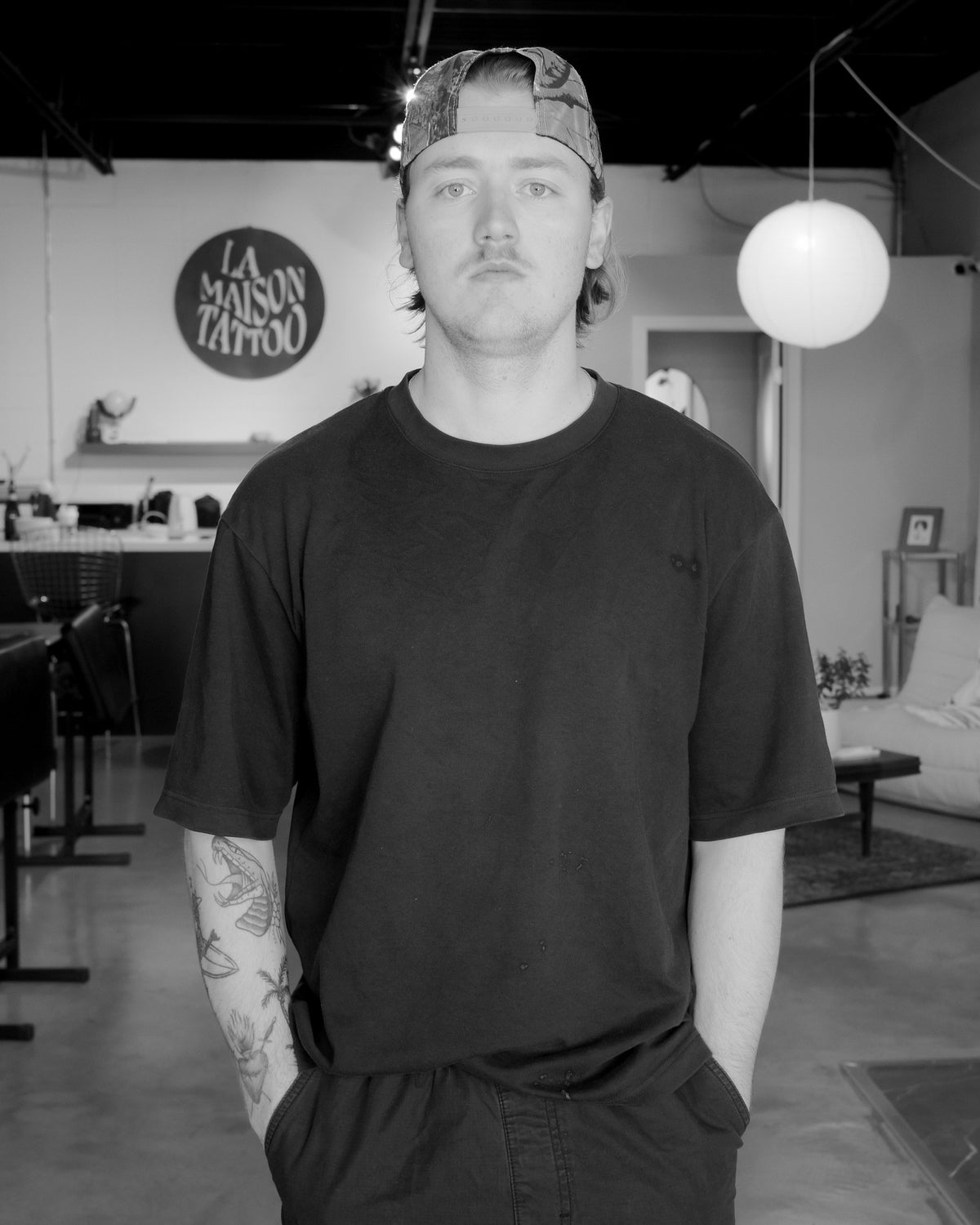 Tobias, artiste résident à La Maison Tattoo