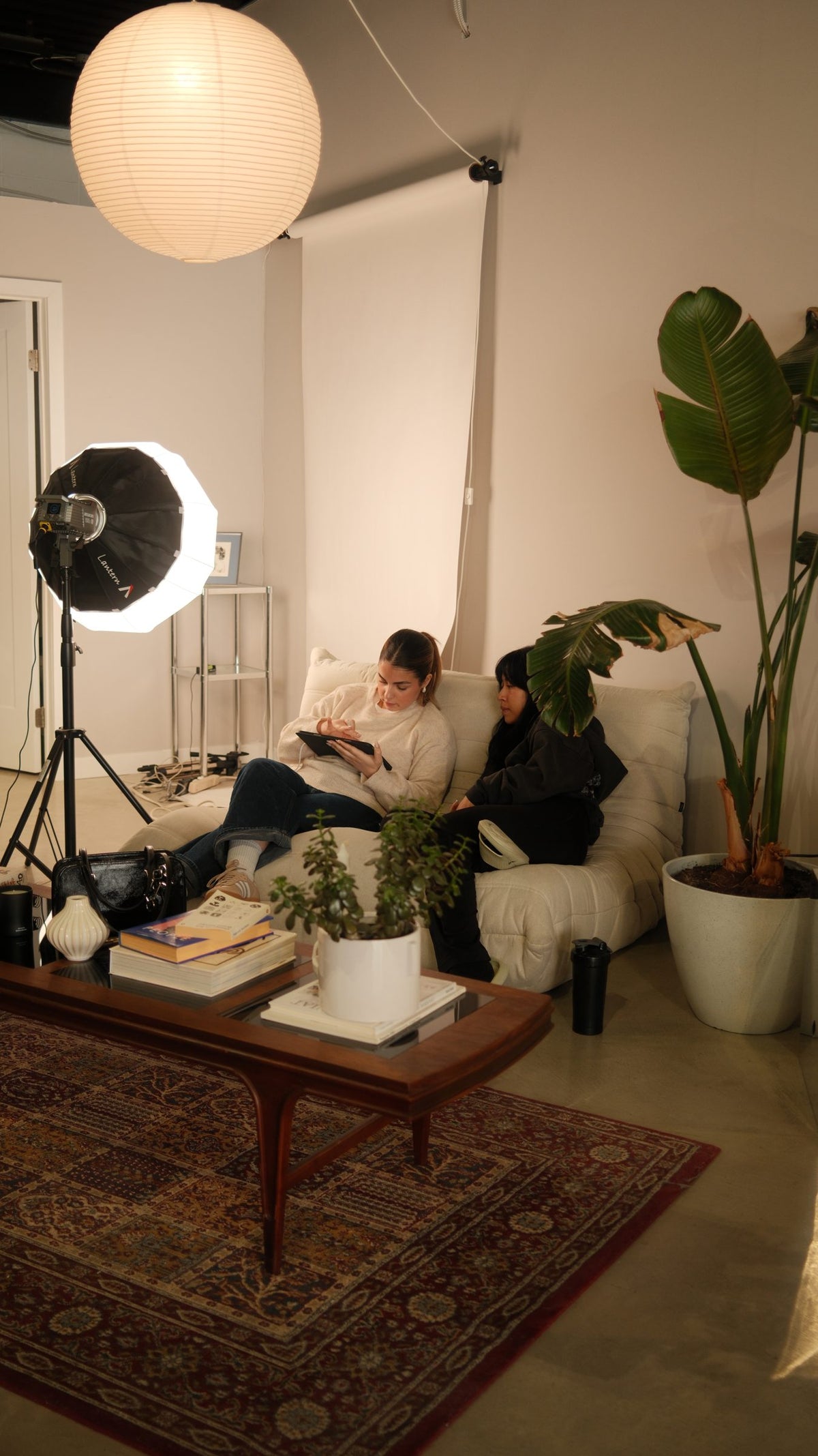 Le lounge du studio La Maison Tattoo