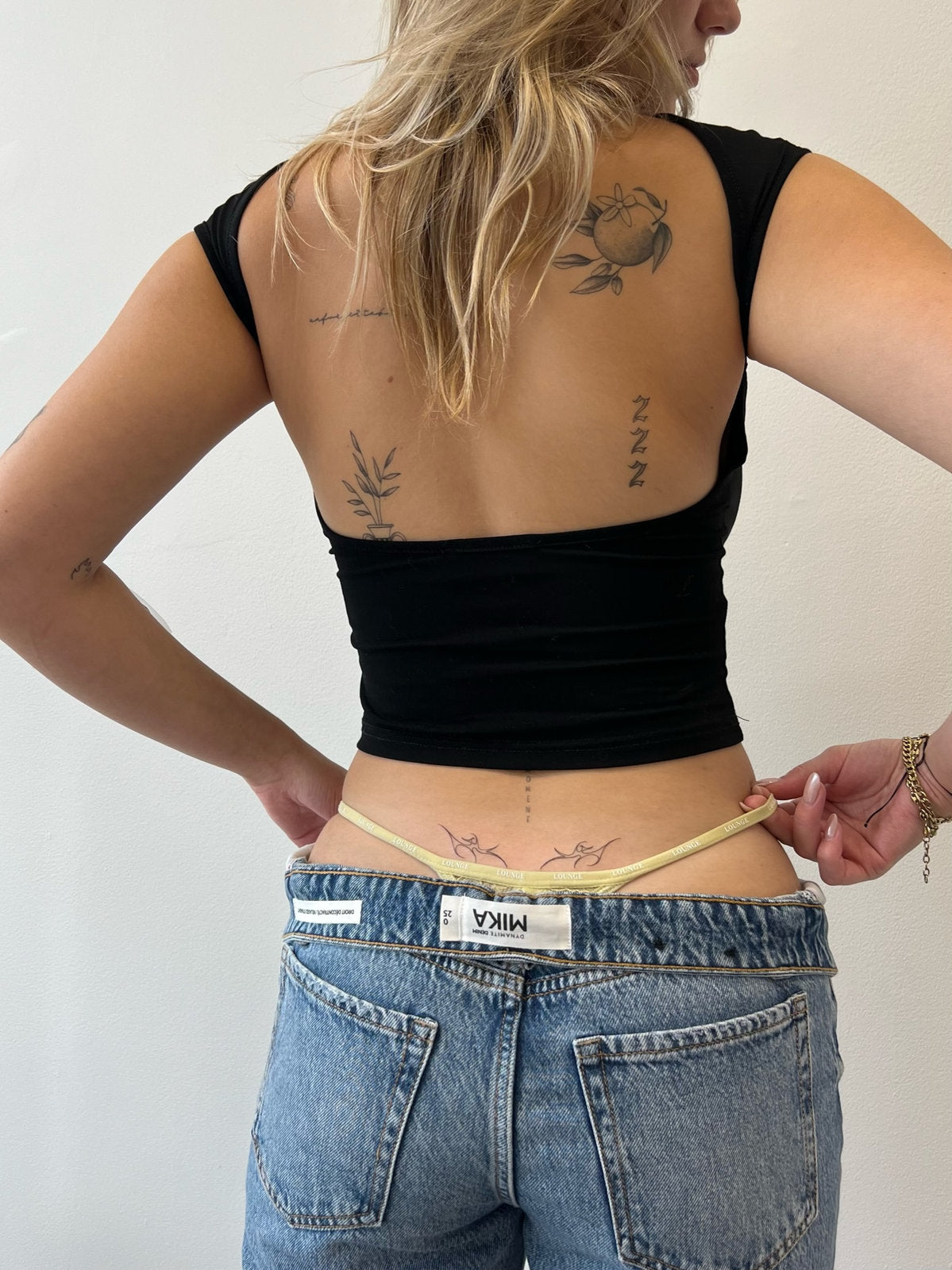 Back tattoo concept fineline
