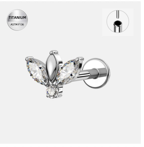 Crown Diamond Stud