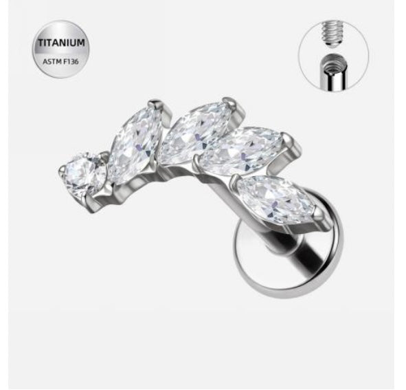 Diamond Arc Stud