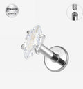 Ivory Marquise Studs
