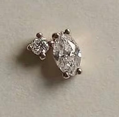 Geometric Diamond Studs