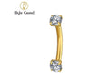 Diamond Curved Barbell