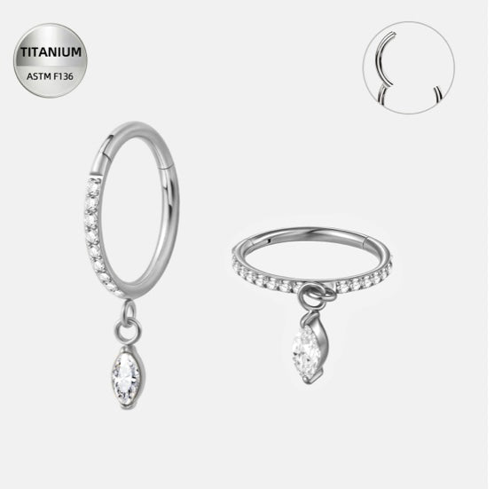 Diamond Ring Charm