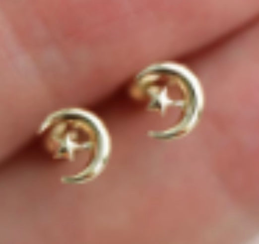 Moon Star Studs
