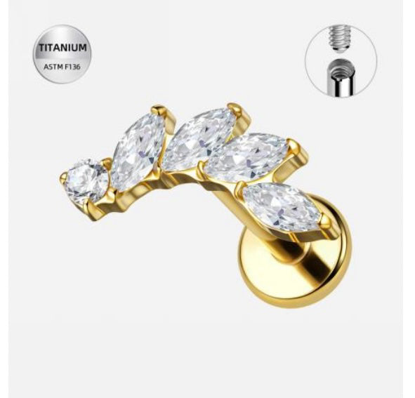 Diamond Arc Stud